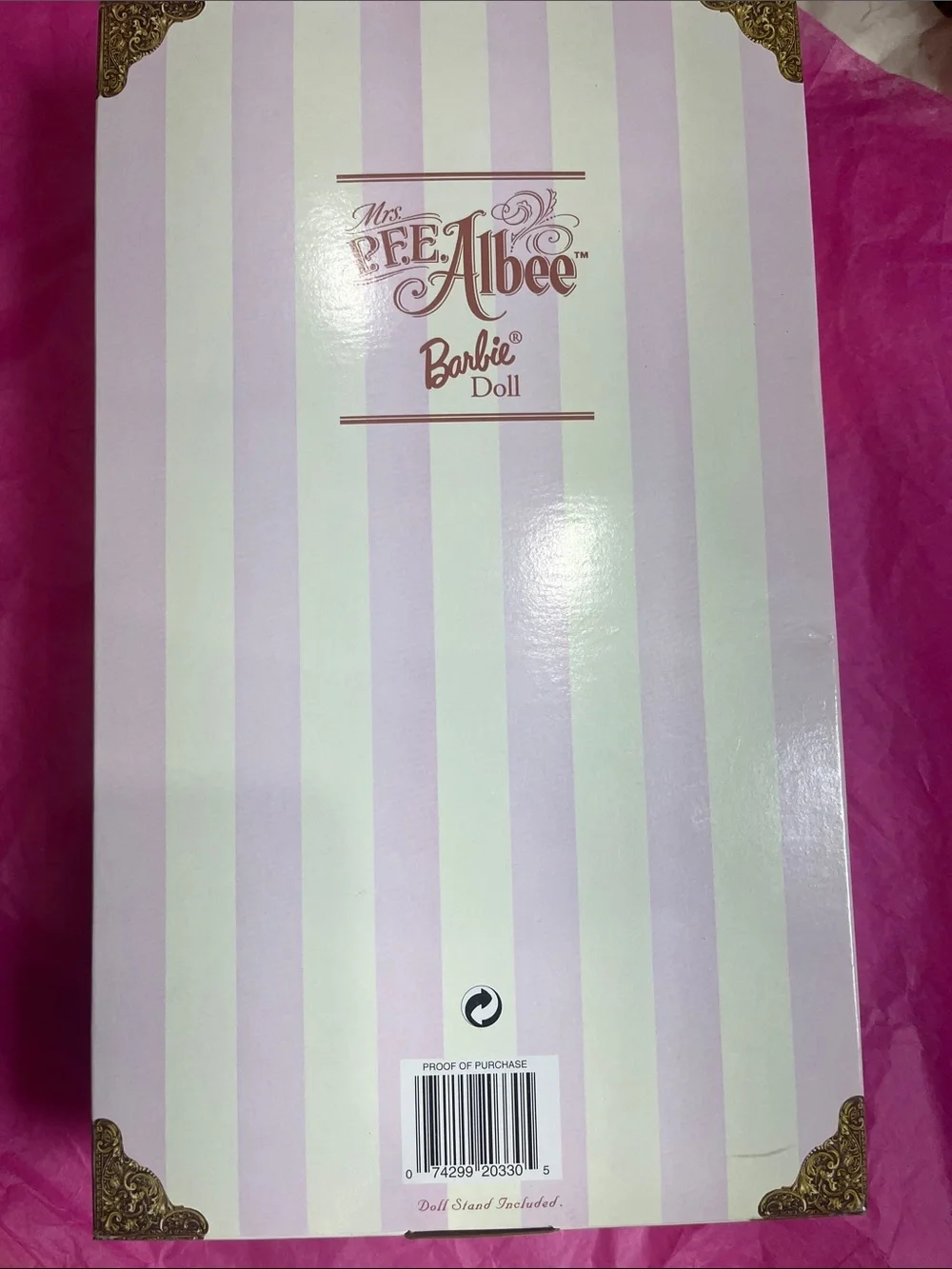 1997 Avon Exclusive Special Edition Barbie Mrs. P.F.E. Albee Doll NRFB